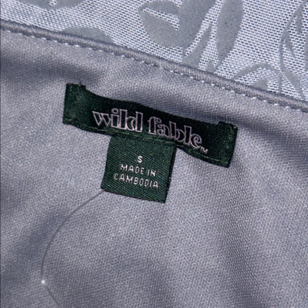 Wild Fable Off-Shoulder grey Mini Dress - Picture 2 of 7